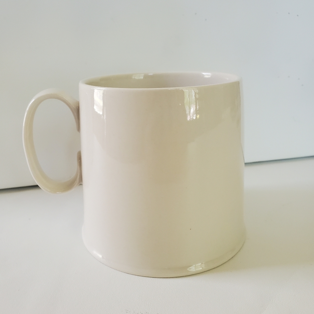 Anthropologie Balducci Alphabet R monogram Mug coffee cup - Picture 5 of 7